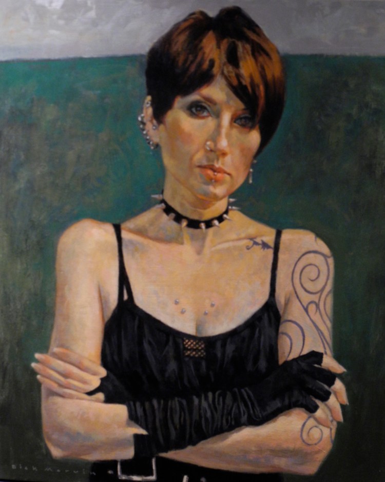 Missy_20x 16_Oil_and_Cold_Wash_ on_Linen_Board